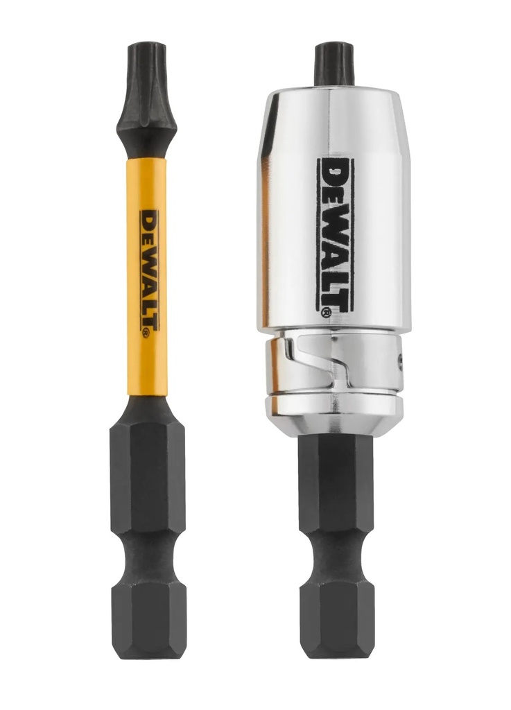 DEWALT T25 FLRQ Screwdriver Bit + ALU Sleeve, 57mm, 3 Pcs, DT70538T-QZ