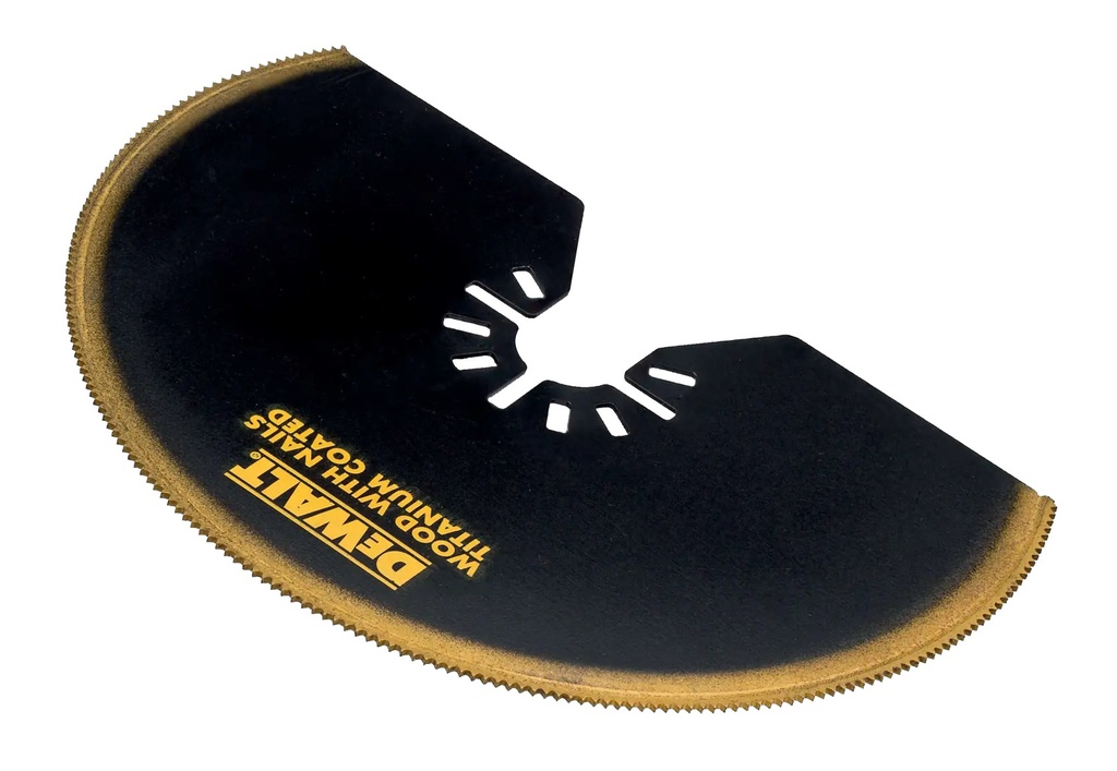 DEWALT Semi-circle Titanium (Wood/Metal) Oscillation Blade, 102mm, DT20709-QZ