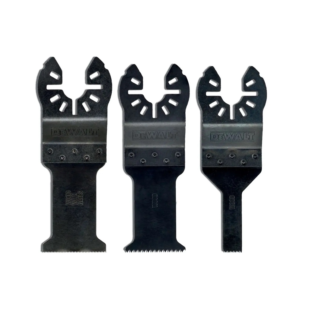 DEWALT Oscillating Cutting Saw Blade (Wood / Nails) Set, 3 Pack, DT20713-QZ