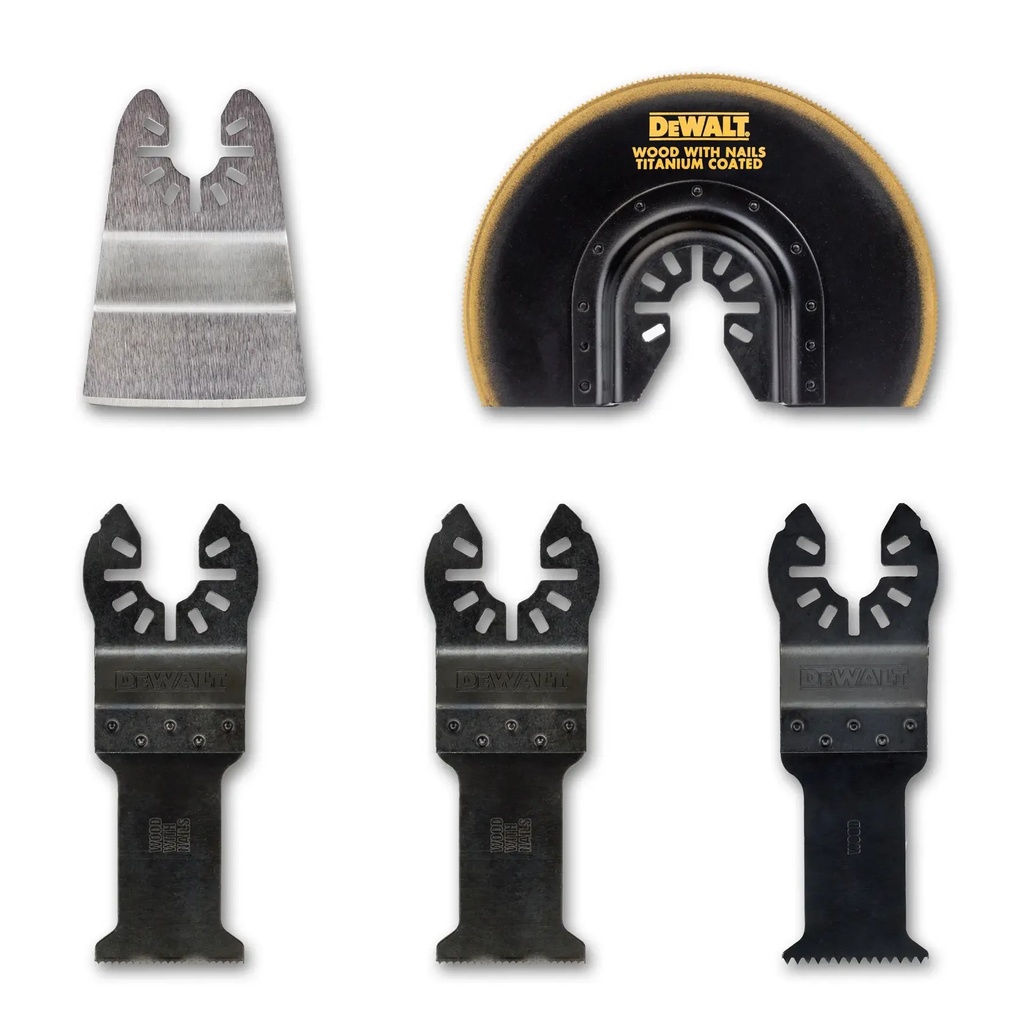 DEWALT Multi-tool Oscillating Blade Set, 5 Pack, DT20715-QZ