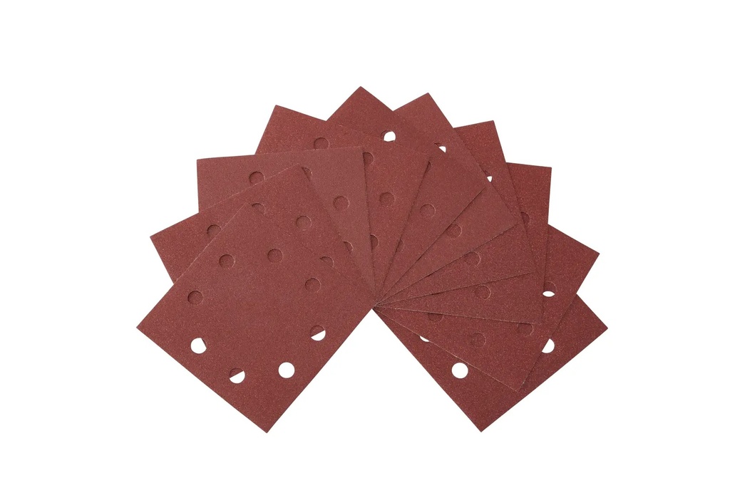 DEWALT 1/4 Sheet Multi Purpose Sandpaper, 115mm x 115mm, 80g, 10 Pack, DT3022-QZ