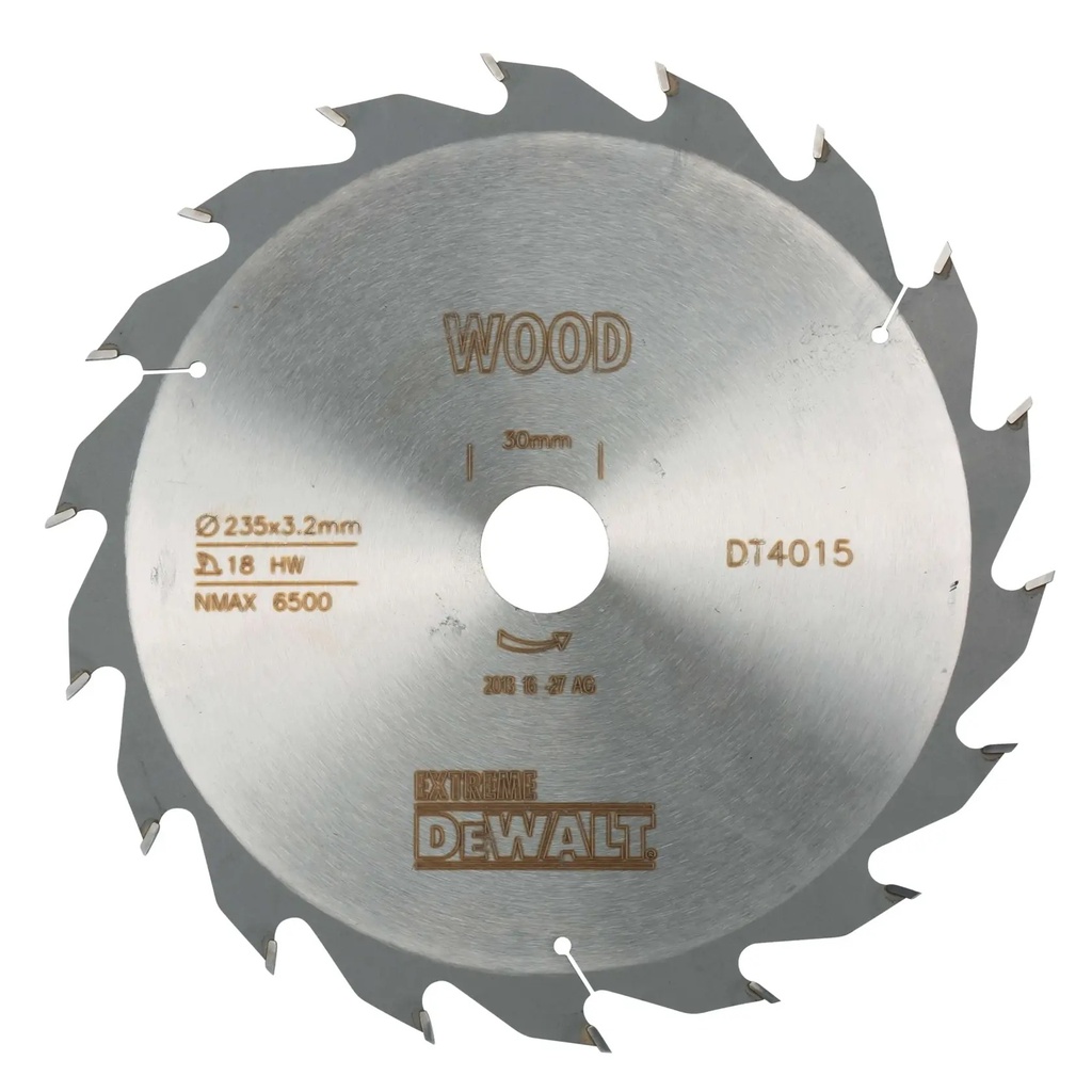 DEWALT Circular Saw Blade Mitre Saw, 235 x 30mm, 18T, DT4015-QZ