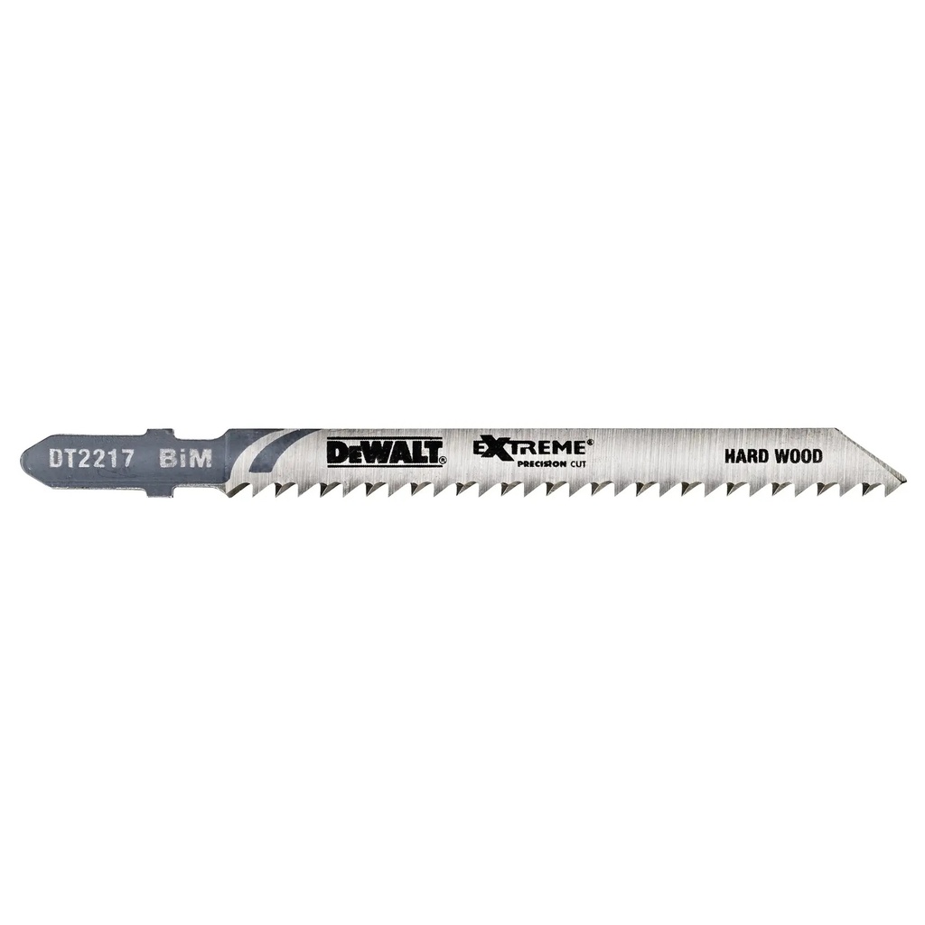 DEWALT Extreme Precision BI Metal Jigsaw Blade Wood (T101BF), 75mm, 3 Pack, DT2217-QZ