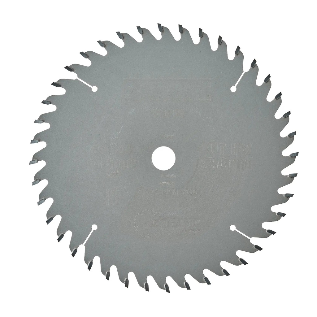 DEWALT Extreme Lama de ferastrau circular pentru atelier, arbore - 16 mm, 184 mm, 40 dinti, DT4063-QZ
