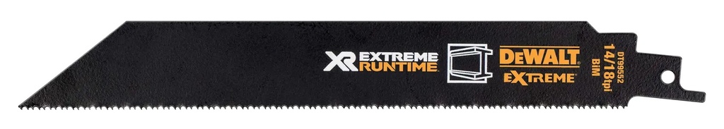 DEWALT Extreme Runtime 14/18 TPI (Metal) Reciprocating Blade, 203mm, 5 Pack, DT99552-QZ