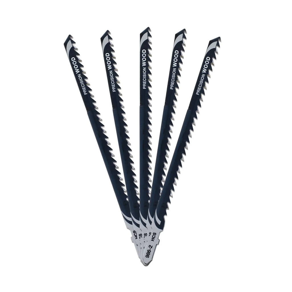 DEWALT T-Shank HCS Jigsaw Blade Wood (T344DP), 116mm, 5 Pack, DT2076-QZ