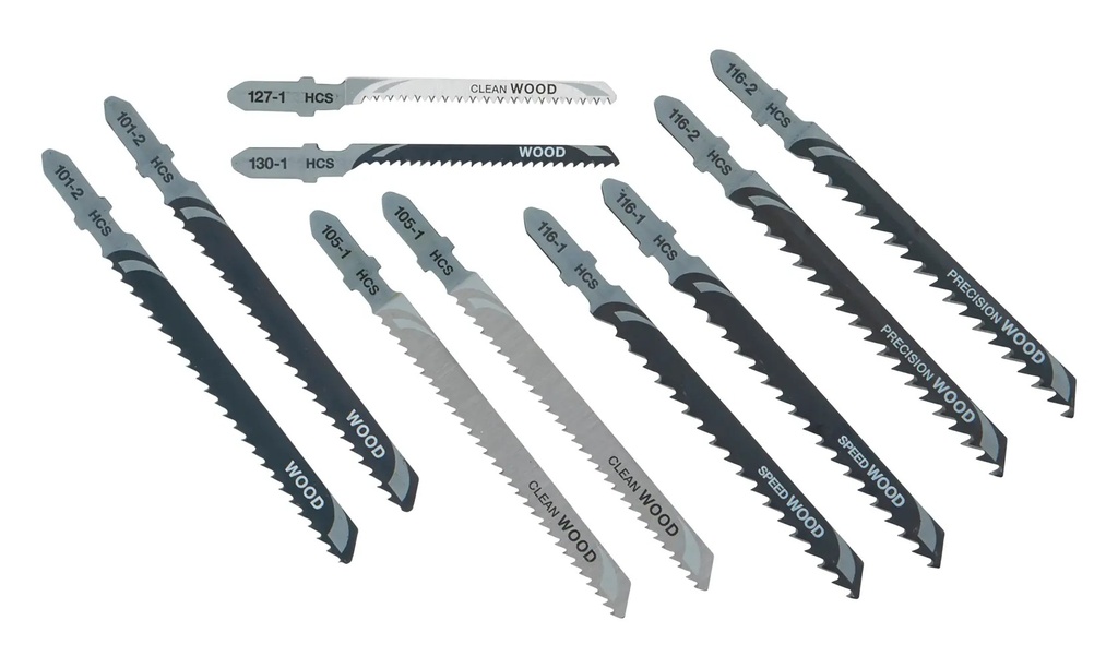 DEWALT HCS Wood Jigsaw Blade Set, 10 Pack, DT2290-QZ
