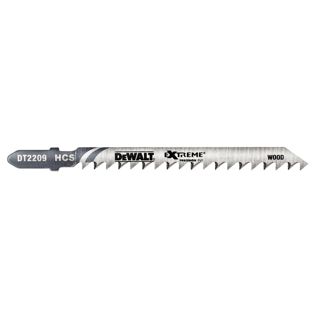 DEWALT Extreme Lama de ferastrau Precision HCS pentru lemn (T101D), 75 mm, pachet de 5, DT2209-QZ