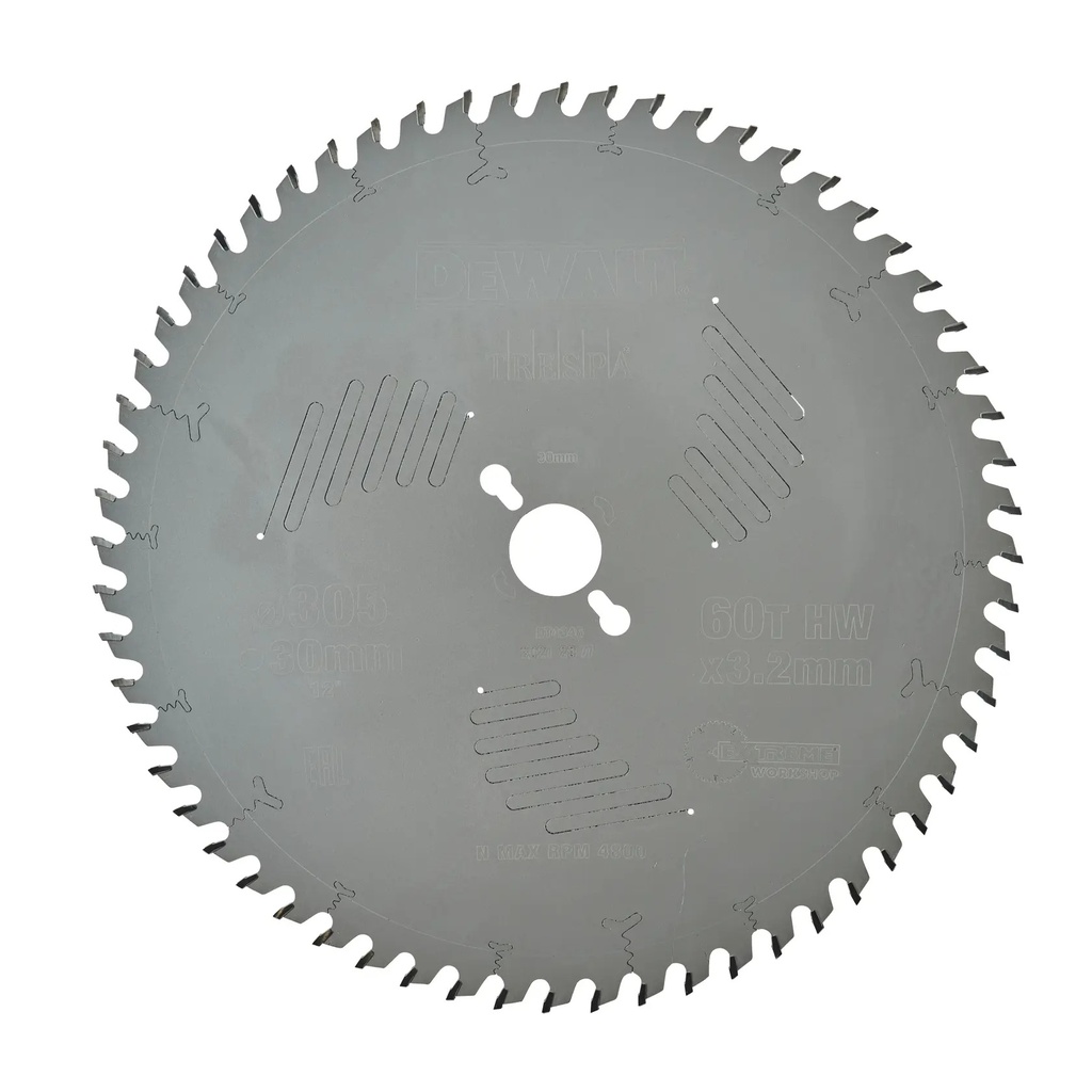 DEWALT Extreme Workshop Circular Saw Blade, 305mm x 30mm, 60T, DT4346-QZ
