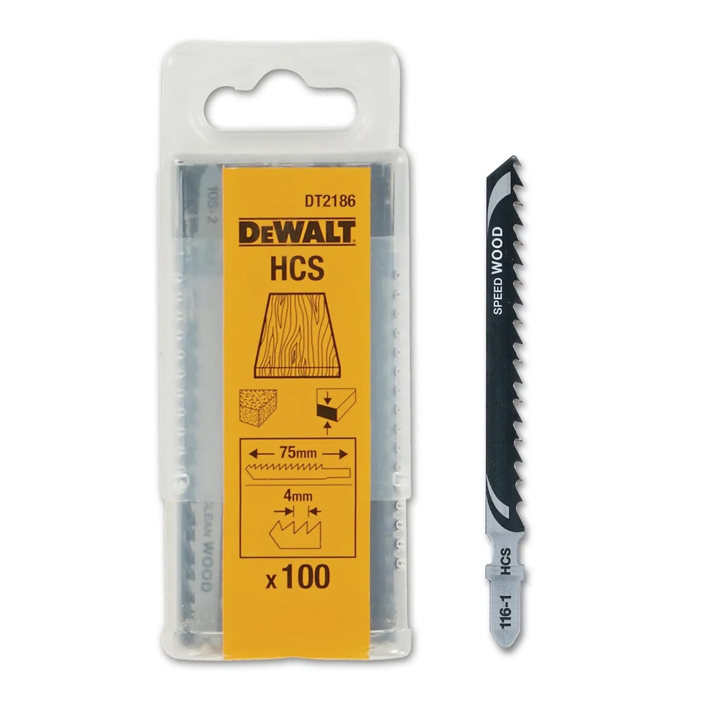 DEWALT HCS Jigsaw Blade For Fast Straight Cuts, DT2186-QZ