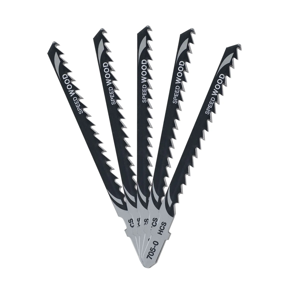 DEWALT T-Shank HCS Jigsaw Wood Blade (T244D), 70mm, 5 Pack, DT2077-QZ