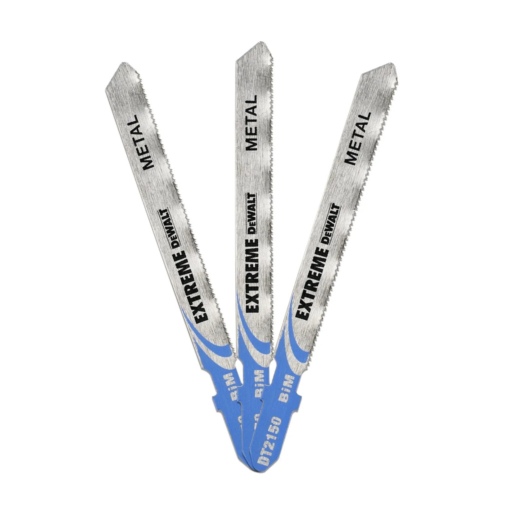 DEWALT Extreme T-Shank BI Metal Jigsaw Blade (T118AF), 61mm, 3 Pack, DT2150-QZ