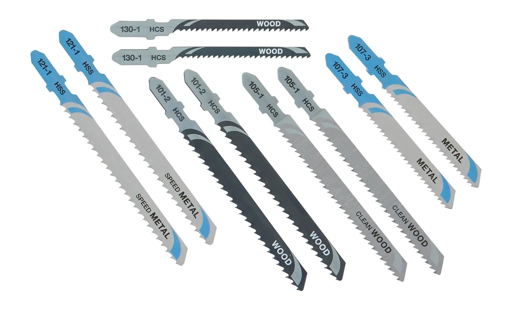 DEWALT HCS Jigsaw Blade (Wood & Metal) Set, 10 Pack, DT2294-QZ