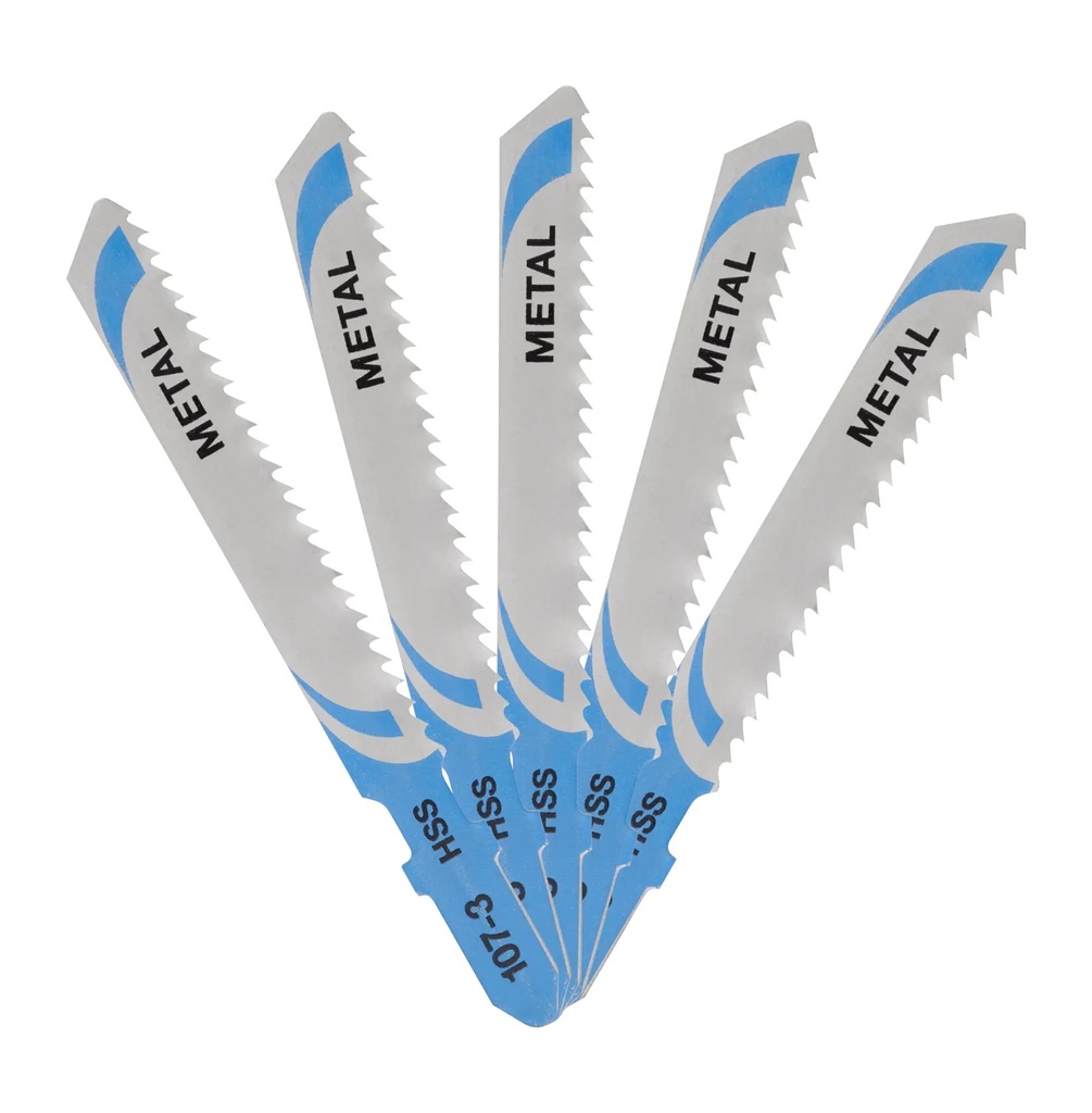DEWALT T-Shank HSS Jigsaw Blade Metal (T118B), 50mm, 5 Pack, DT2161-QZ