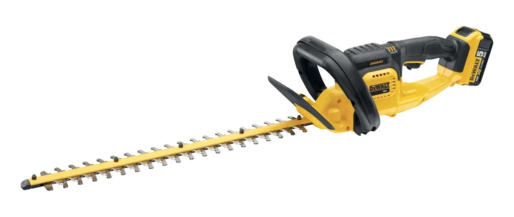 DEWALT Hedge Trimmer (19mm Blade Gap), 55cm, 18V XR®, 1 x 5,0Ah, DCM563P1-GB