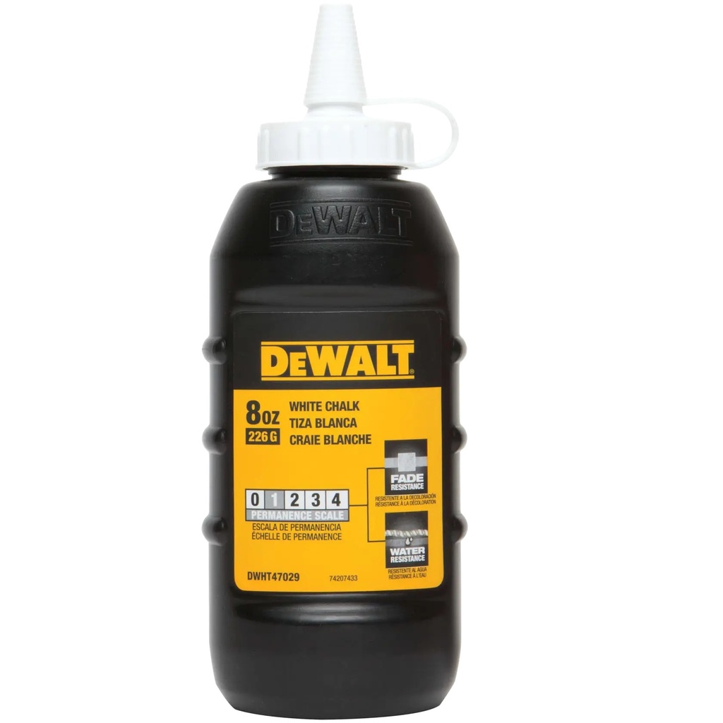 DEWALT Chalk (White), 8 Oz, DWHT47029L
