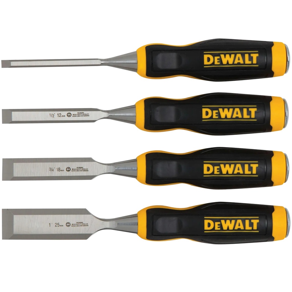 DEWALT Wood Chisel Set (4-Piece), DWHT16063