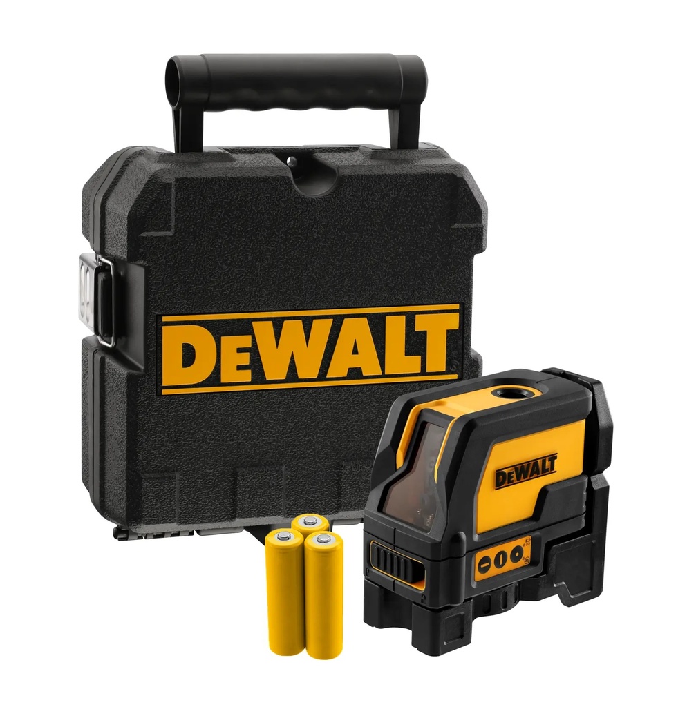DEWALT Alkaline Cross Line Laser With Plumb Up and Down, DW0822-XJ
