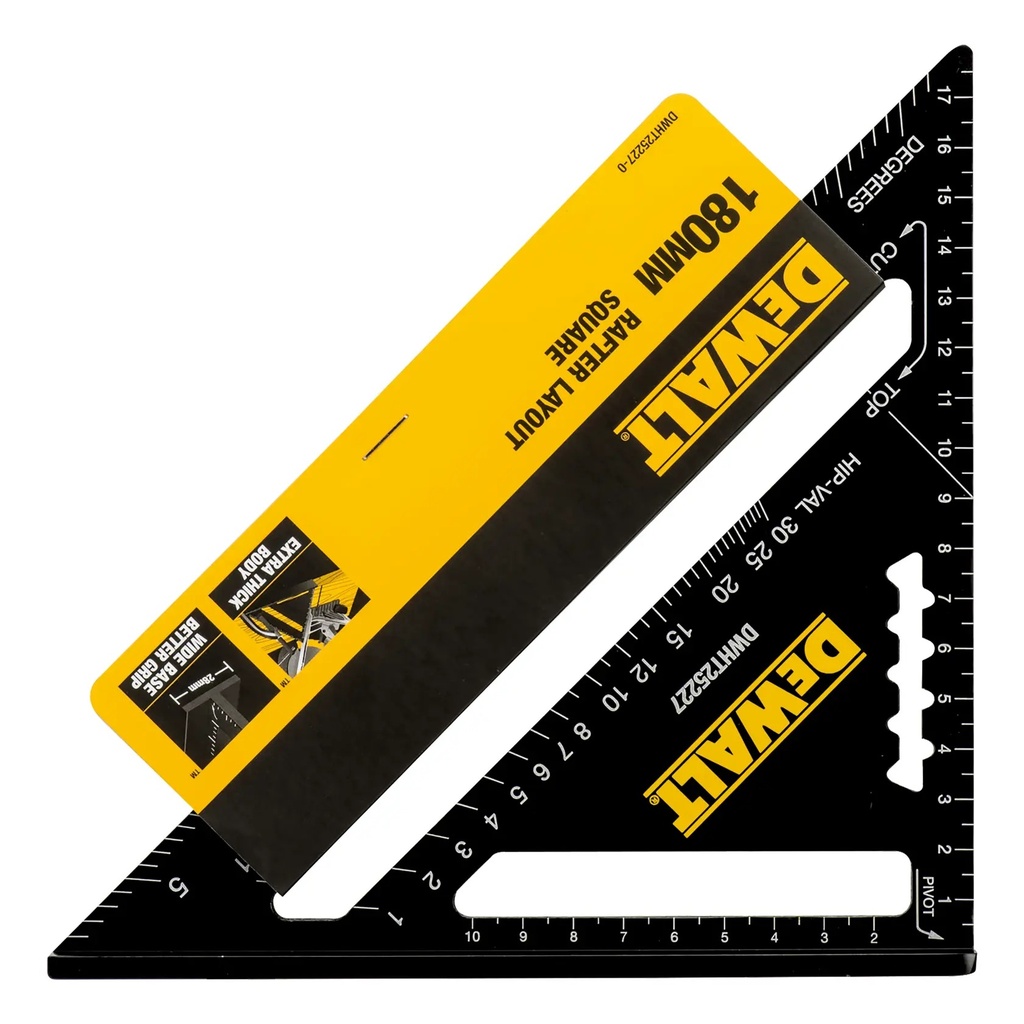 DEWALT Metric Speed Square, 180mm, DWHT25227-0