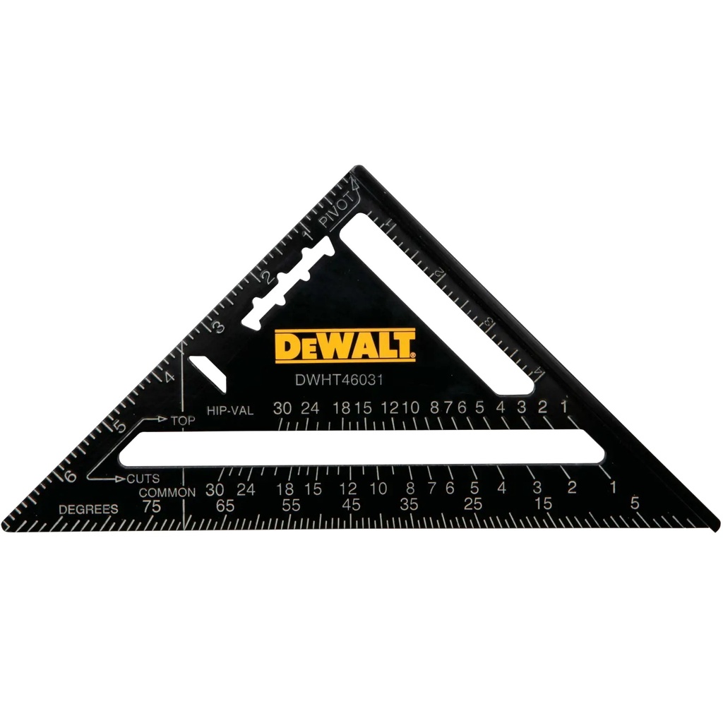 DEWALT Premium Rafter Square, 7in, 178mm, DWHT46031