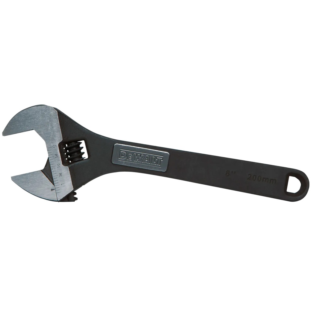 DEWALT Adjustable Wrench, 8in, DWHT70290
