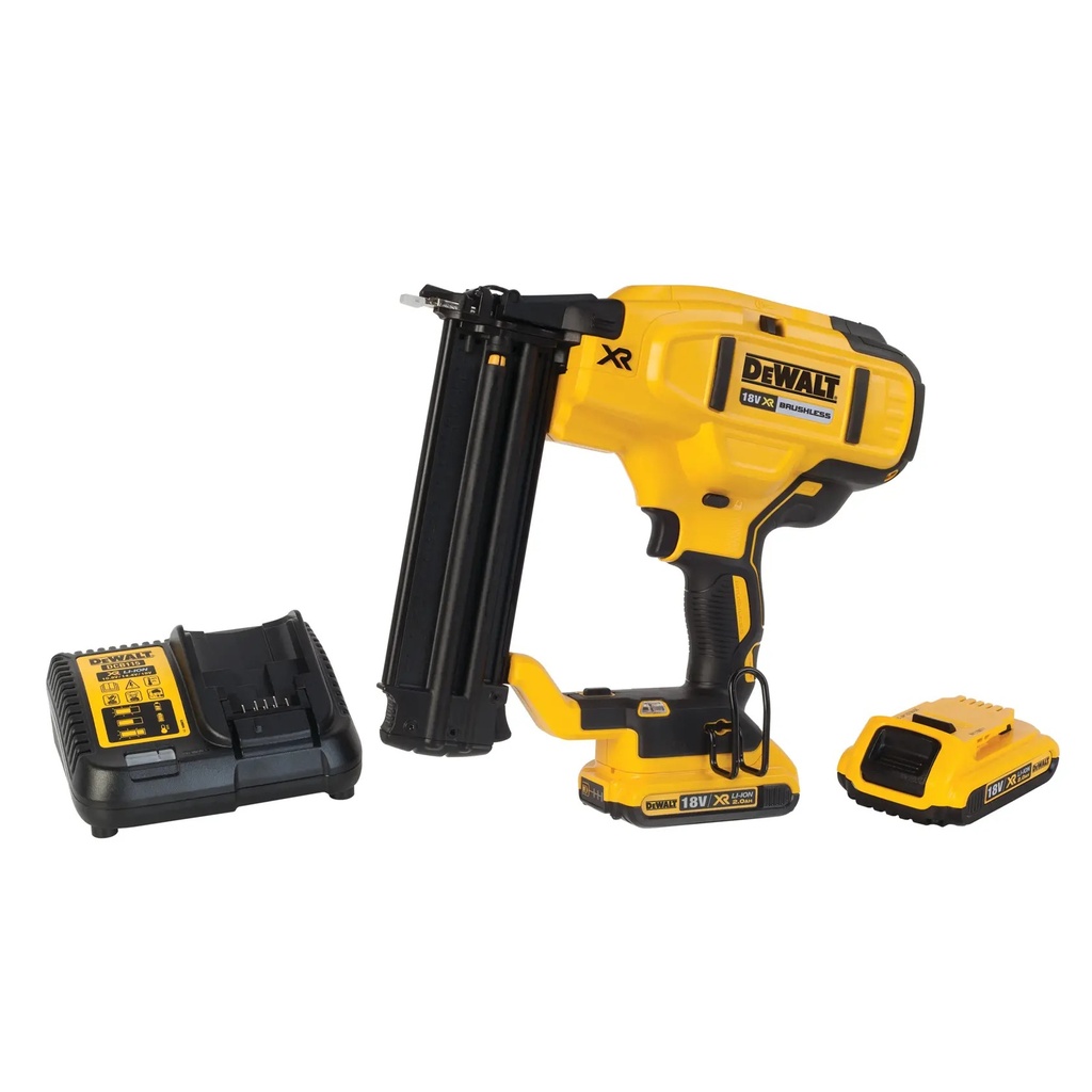 DEWALT Brushless Second Fix Nailer (18 Gauge), 18V XR®, 2 x 2.0Ah, DCN680D2-GB