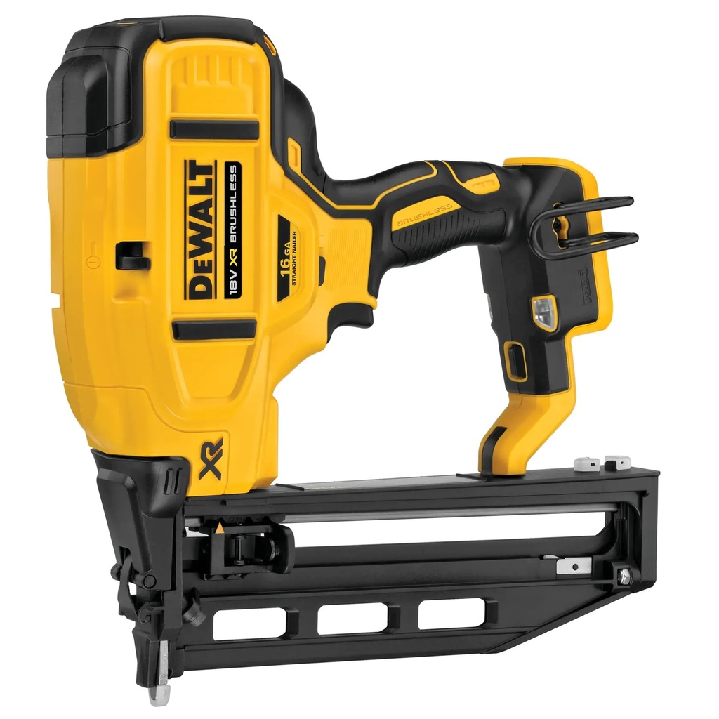 DEWALT Brushless Second Fix Straight Nailer (16 Gauge) (Tool Only), 18V XR®, DCN662N-XJ