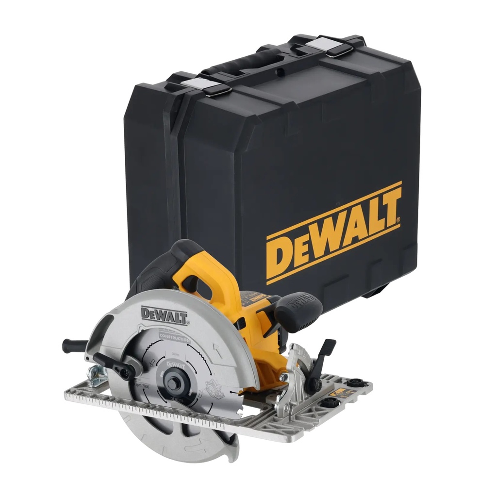 DEWALT Fierastrau circular compatibil cu sina, 190 mm, 1600 W, DWE576K-LX