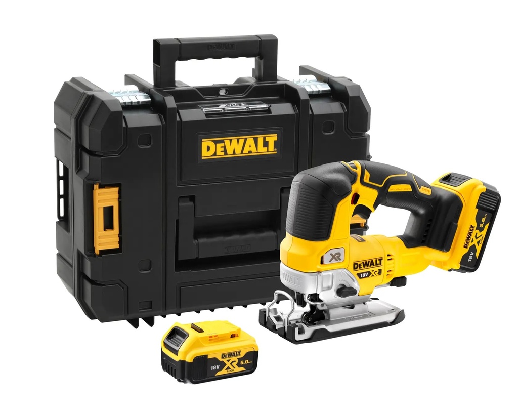 DEWALT Brushless Jigsaw, 18V XR®, 2 x 5.0Ah, DCS334P2-GB