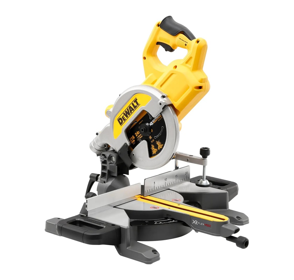 DEWALT Mitre Saw (Tool Only), 216mm, 54V XR FLEXVOLT®, DCS777N-XJ