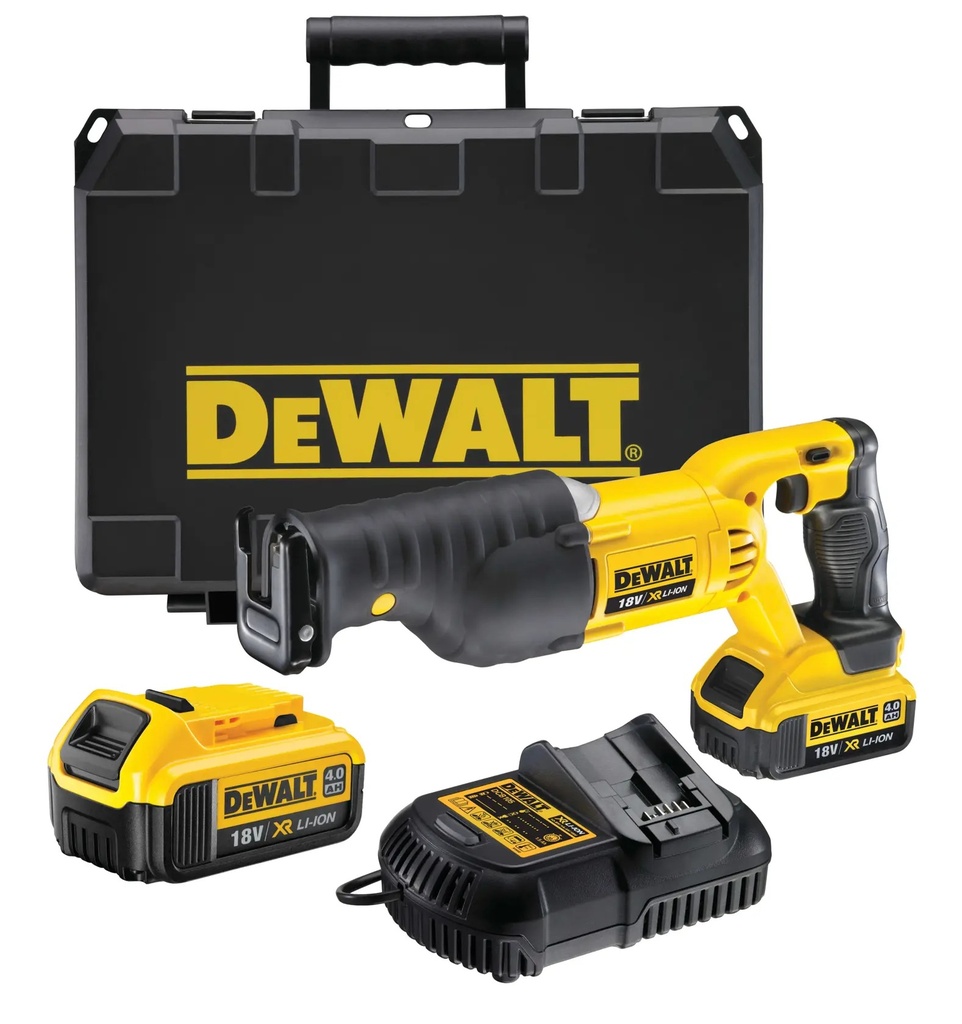 DEWALT Reciprocating Saw, 18V XR®, 2 x 4.0Ah, DCS380M2-GB