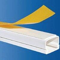 Self-Adhesive PVC Cable Trunking 16x16, LAVA