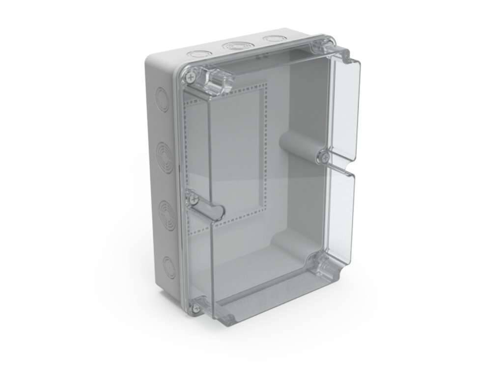 Cutie PVC 225x311x130 transparenta, MUTLUSAN