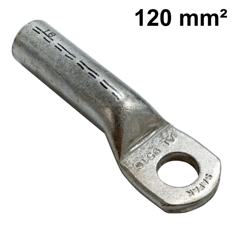 Papuc cablu aluminiu M16 120mm, SAFAK