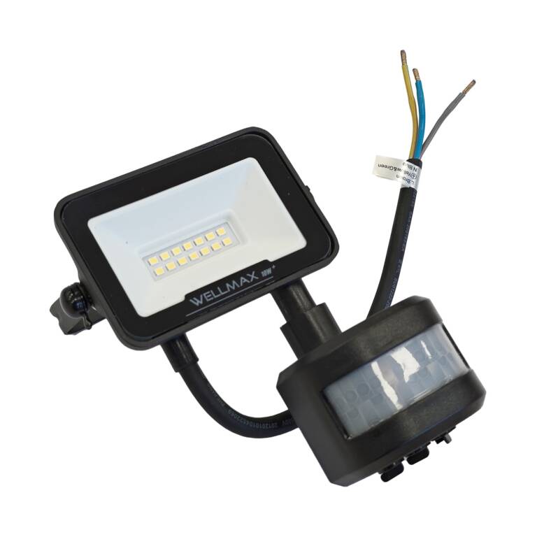 SAMSUNG Submarine LED Floodlight 10W 6500K + Sensor, WELLMAX