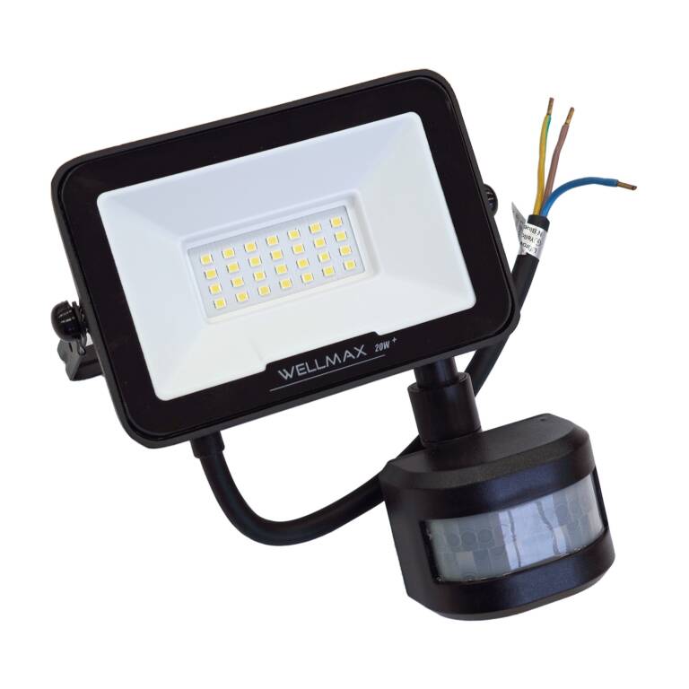 Proiector LED SAMSUNG Submarine 20W 6500K + senzor, WELLMAX