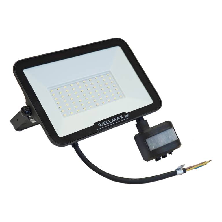 SAMSUNG Submarine LED Floodlight 50W 6500K + Sensor, WELLMAX