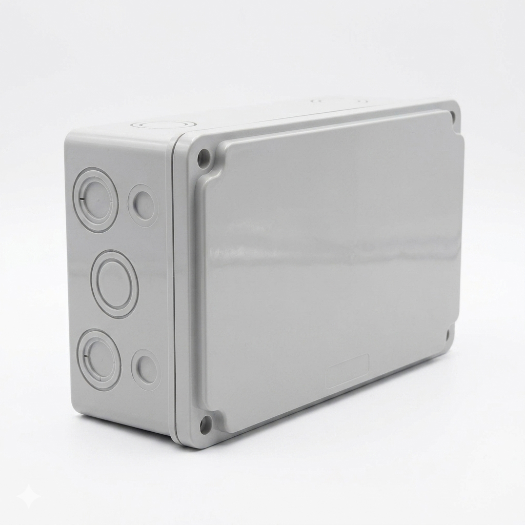 Surface-Mounted Junction Box 190x150x80 IP65, WELLMAX