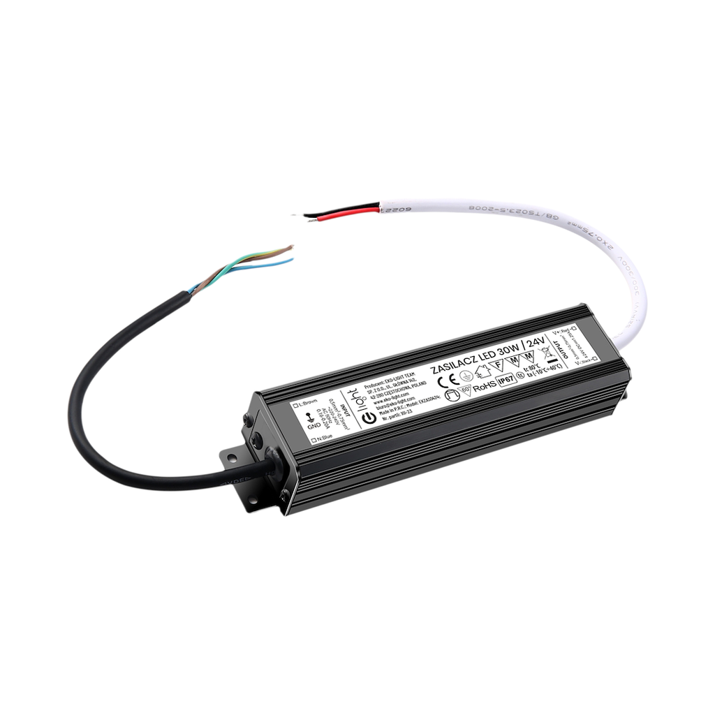 Sursa de alimentare LED 30W IP67 24V, WELLMAX