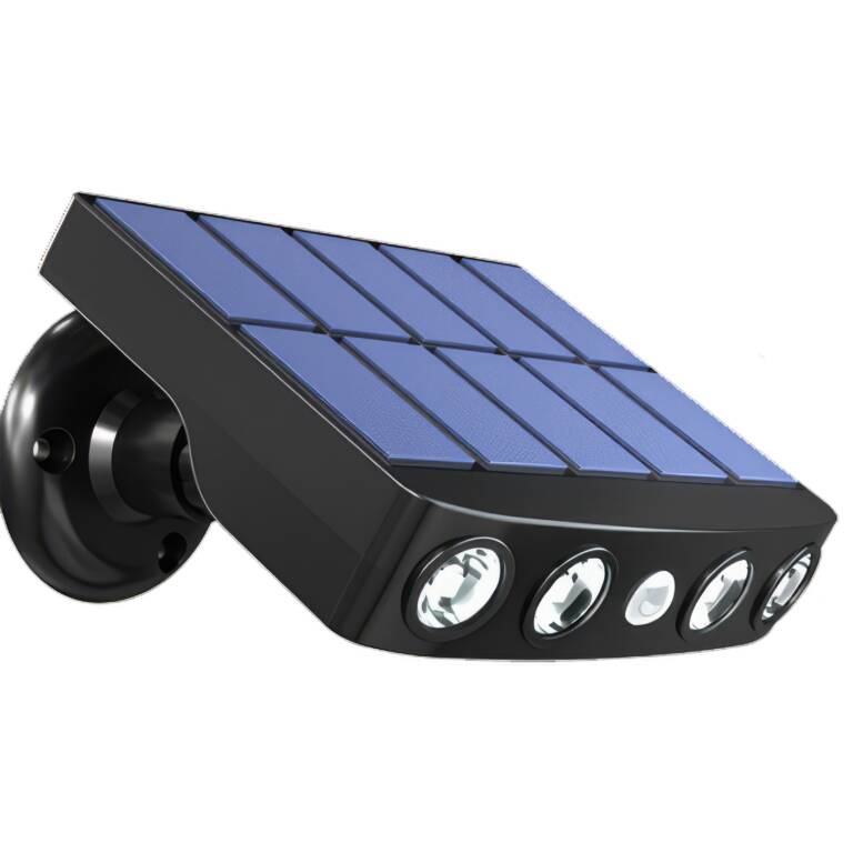 Proiector LED 10W cu senzor + panou solar 6500K, LAVA