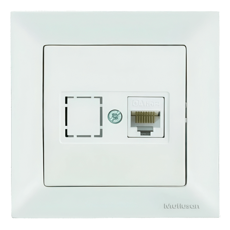 CANDELA – Data Socket, CAT5, 1xRJ45, MUTLUSAN