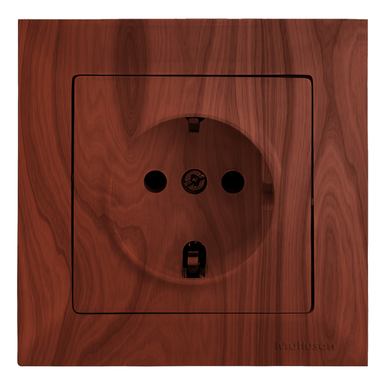 CANDELA Cherry – Single Earthed Socket, MUTLUSAN