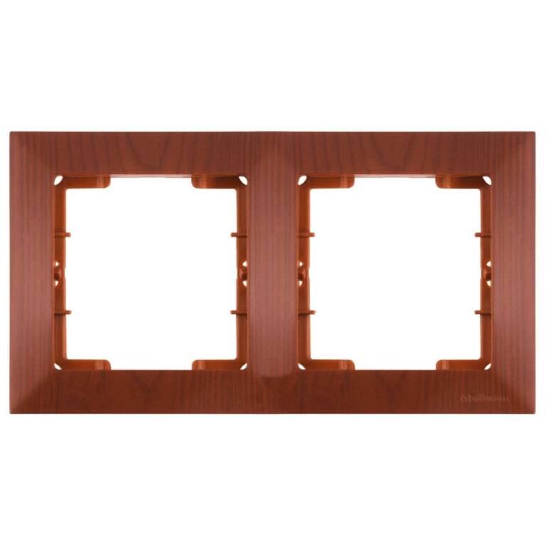 CANDELA Cherry – Horizontal Frame 2 Gang, MUTLUSAN