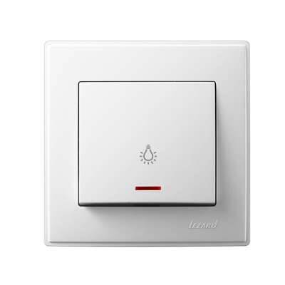 LESYA Bell Push Switch With LED, LEZARD