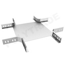 Cot cruce pentru jgheab metalic raza 600 WRF, HDG