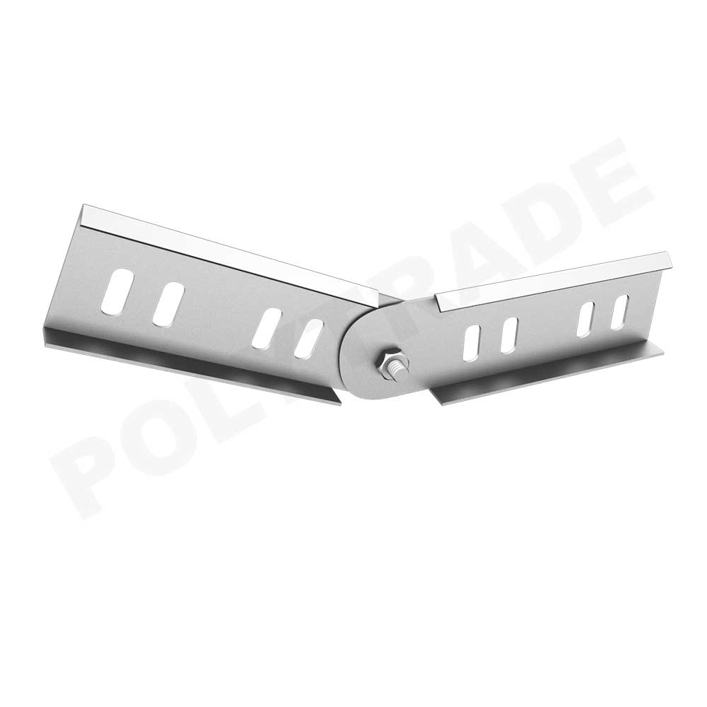 Conector ajustabil vertical pentru jgheab metalic WRF, PG