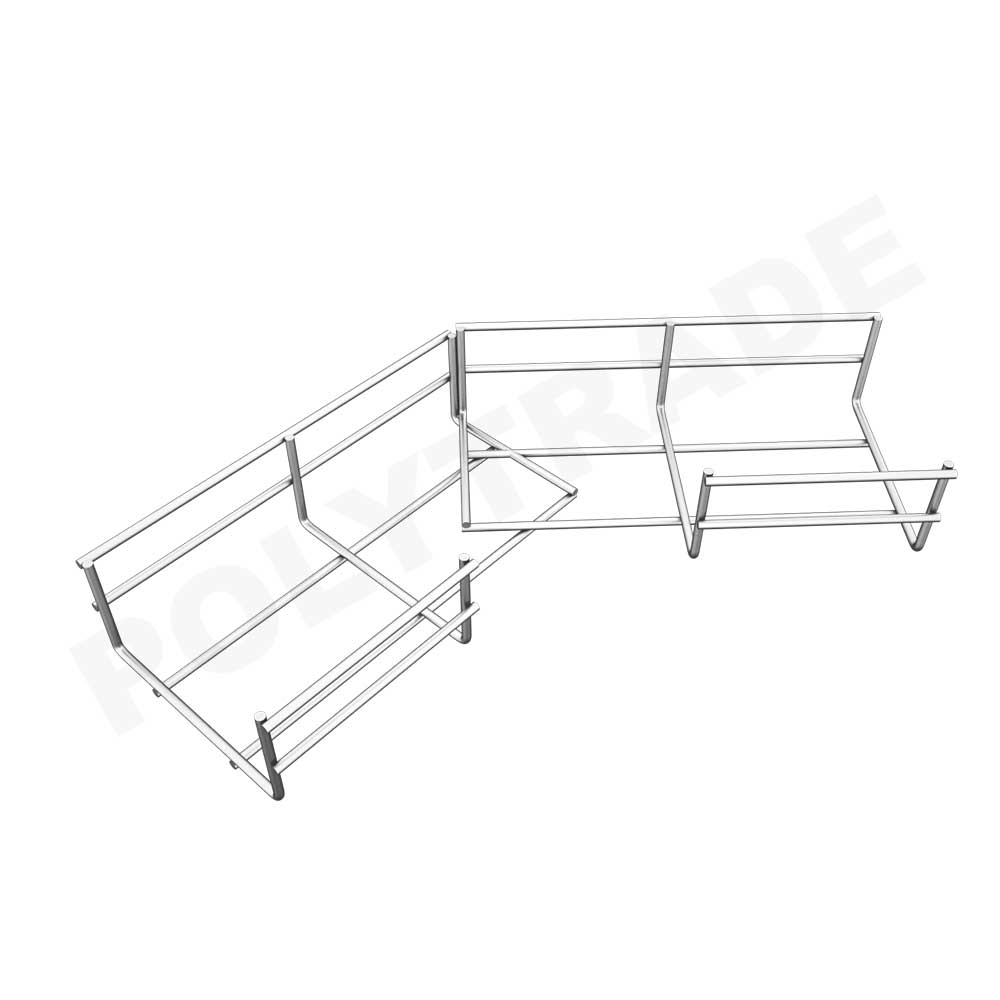 45deg Horizontal Bend Wire Mesh Cable Trays, EG