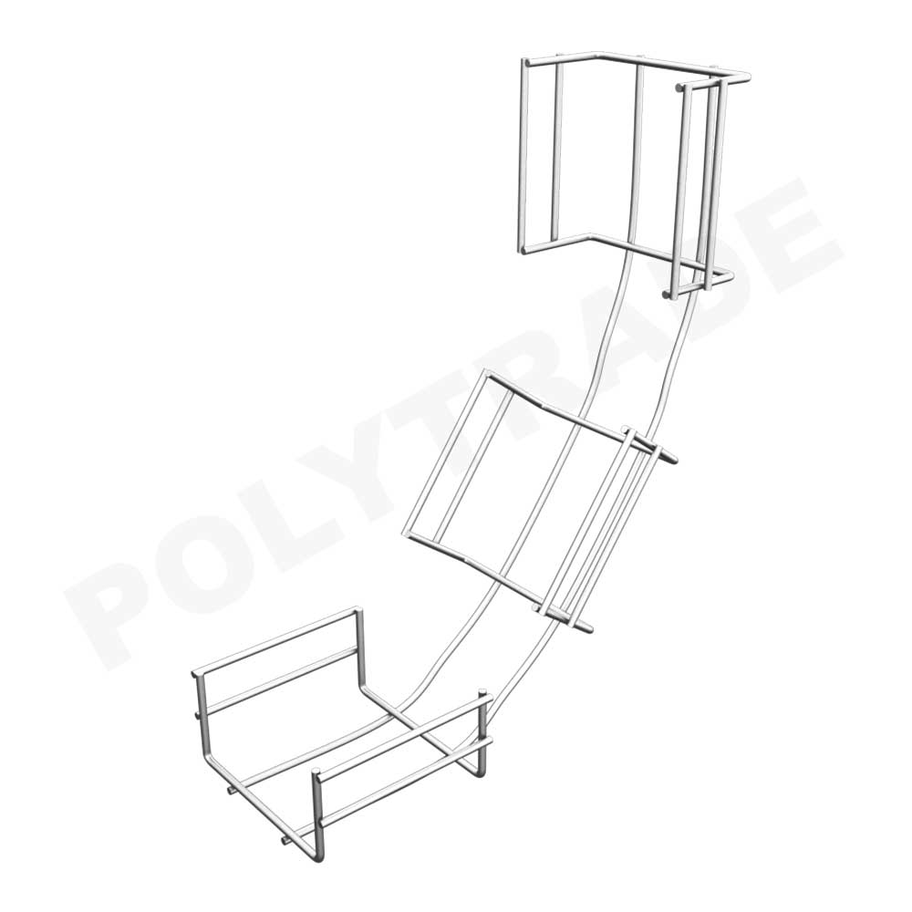 Vertical Flexible Inside Bend Wire Mesh Cable Trays, EG