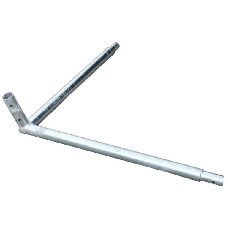 Double Arm For Galvanized Pole, 2x100cm, 90°, LAVA