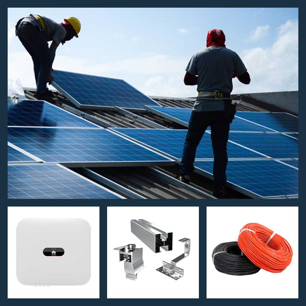 Furnizare și instalare kituri fotovoltaice industriale pentru acoperiș 125kW